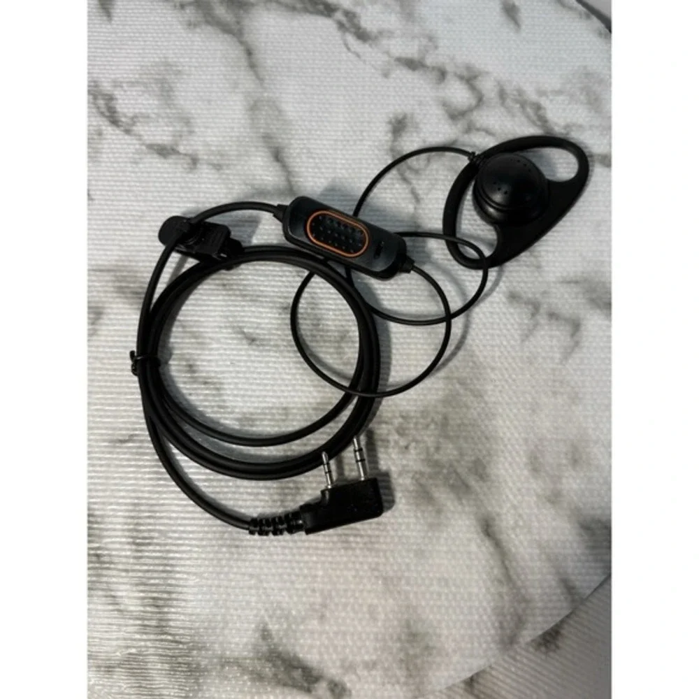 2 Pin Radio Earpiece Mic Headset for Baofeng UV-5R BF-888S‎ Untested